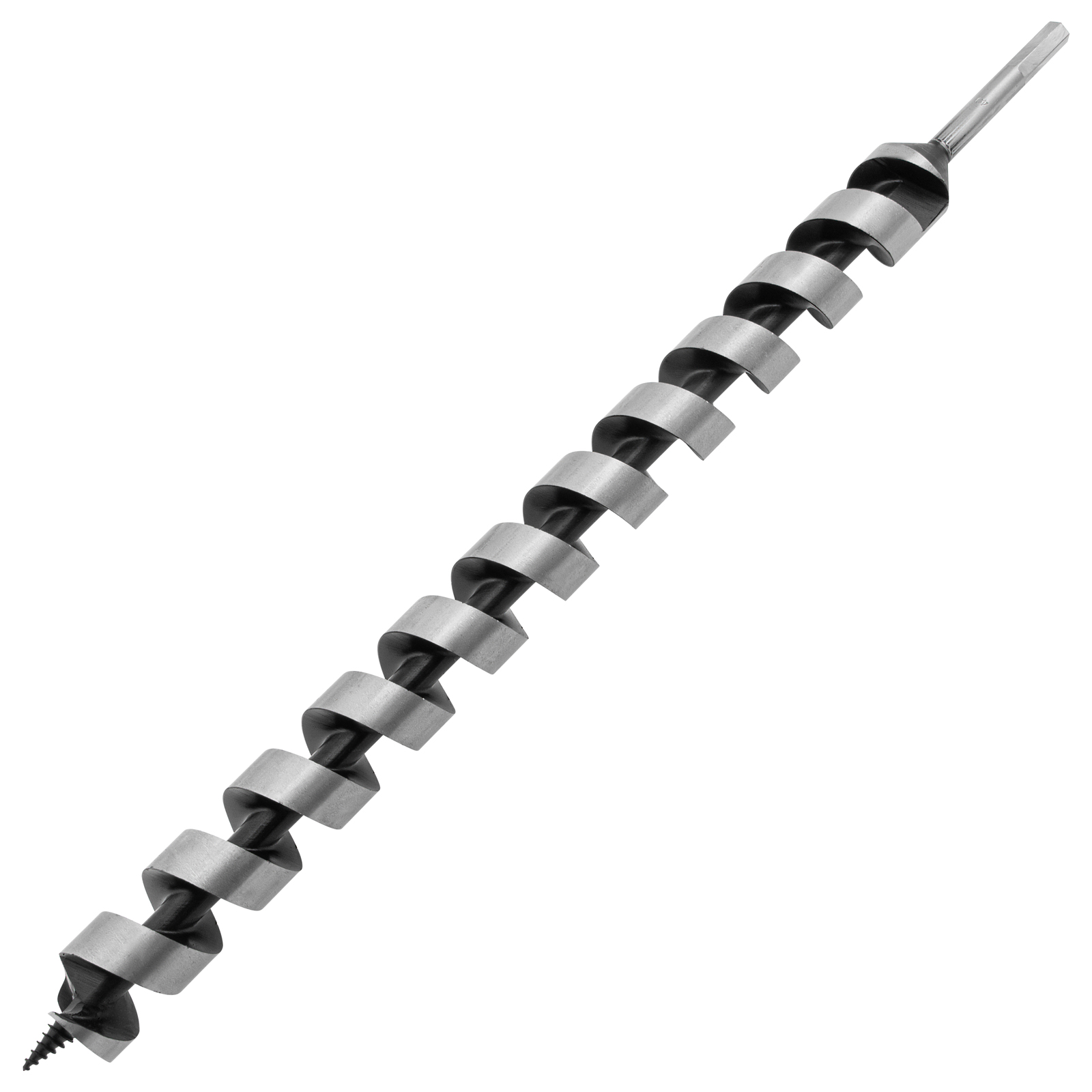 Сверло по дереву шнековое, 40 х 600 мм, шестигранный хвостовик Matrix (70188)