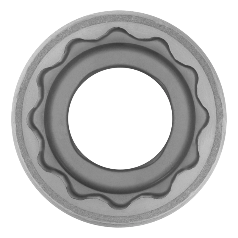 Головка торцевая, 17 мм, двенадцатигранная, CrV, под квадрат 1/2, хромированная Stels (13662)