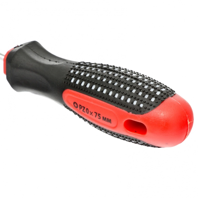 Отвертка Fusion, PZ0 x 75 мм, CrV, трехкомпонентная рукоятка "Anti slip" Matrix (11400)