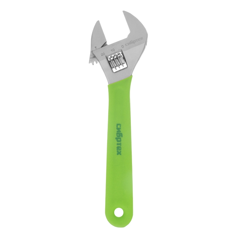 Ключ разводной, 200 мм, никелированный Сибртех (15526)