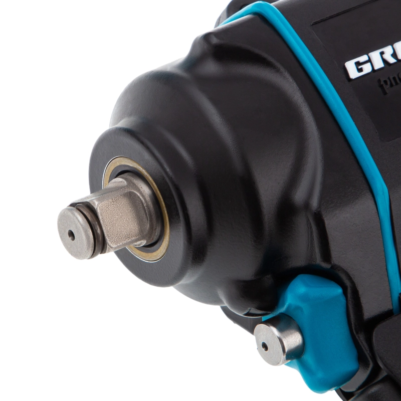 Гайковерт пневматический ударный G985, 1/2, Twin Hammer, 610 Нм, 9000 об/мин, композитный Gross (57440)