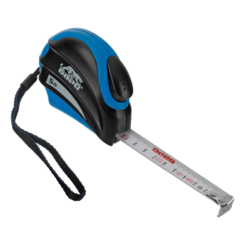 Рулетка Полимер,5 м х 19 мм,автоматическая фиксация,эргономичная форма Барс (32502)