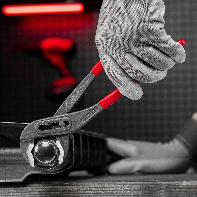 Клещи переставные 300 мм, хром-ванадий, обливные рукоятки Matrix (17922)