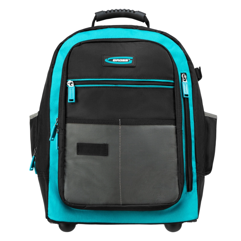 Рюкзак для инструмента, 440х350х250мм, выдвижная рукоятка, колеса Gross (90275)