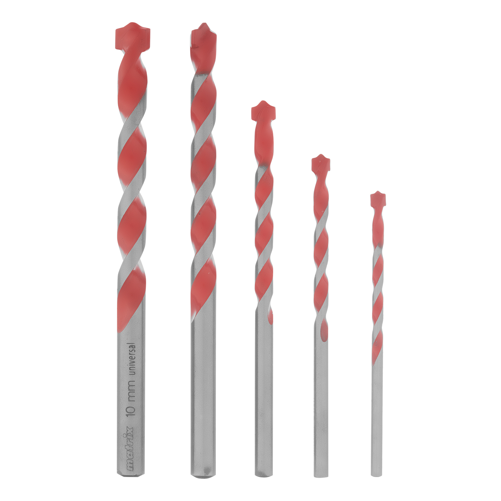 Набор сверл универсальных, 4-10мм, 5 шт Matrix (706015)