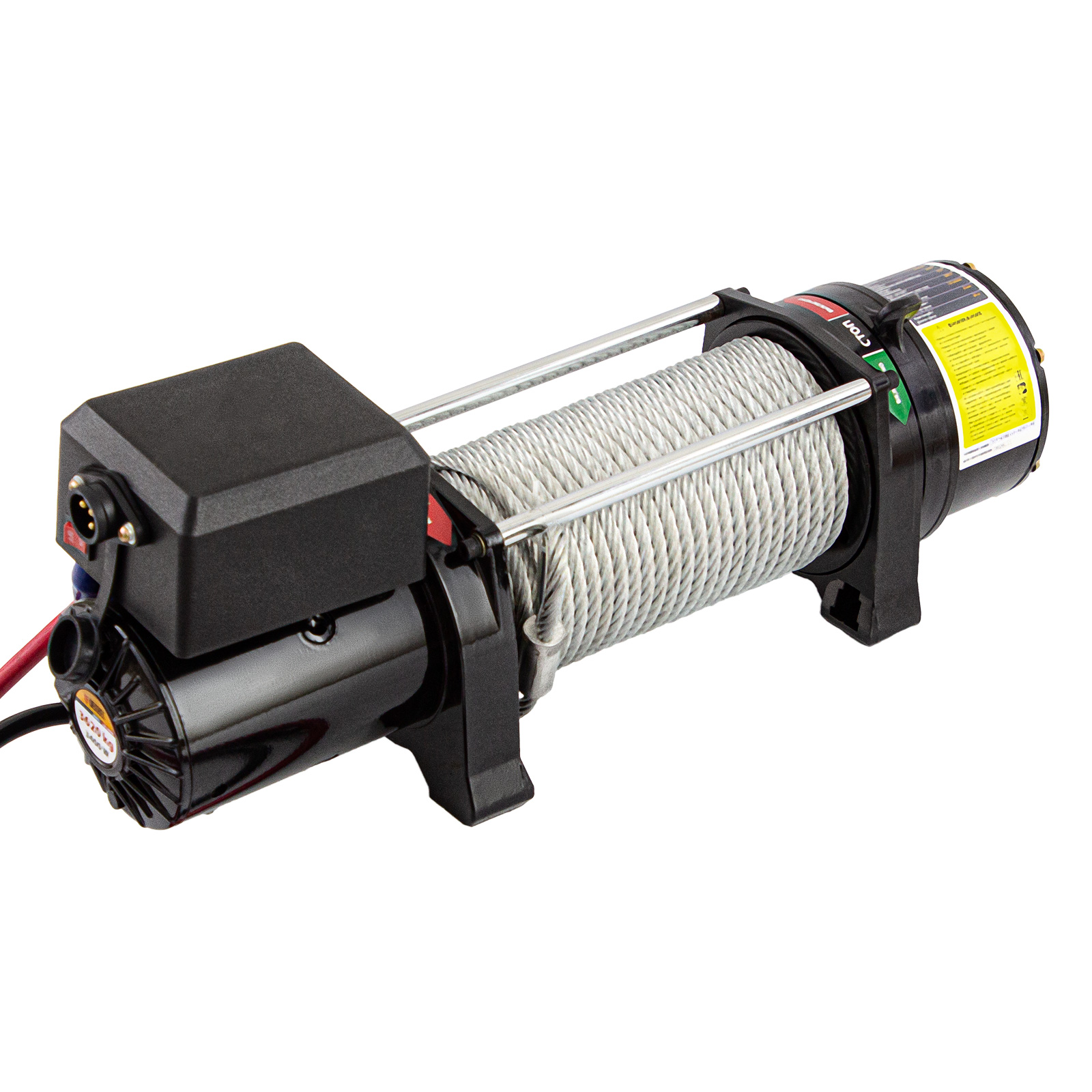 Лебедка автомобильная электрическая LB-3000.3.6 т, 3.4 кВт, 12 В Denzel (52023)