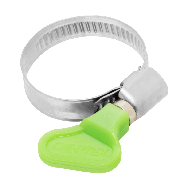 Хомуты металлические элемент крепления с формой ключа 20-35 мм, 50 штук в упаковке Сибртех (47550)