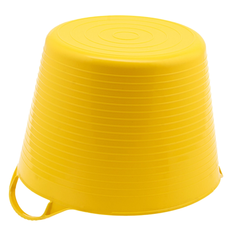 Ведро гибкое сверхпрочное, 14 л, желтое, Сибртех (67502)