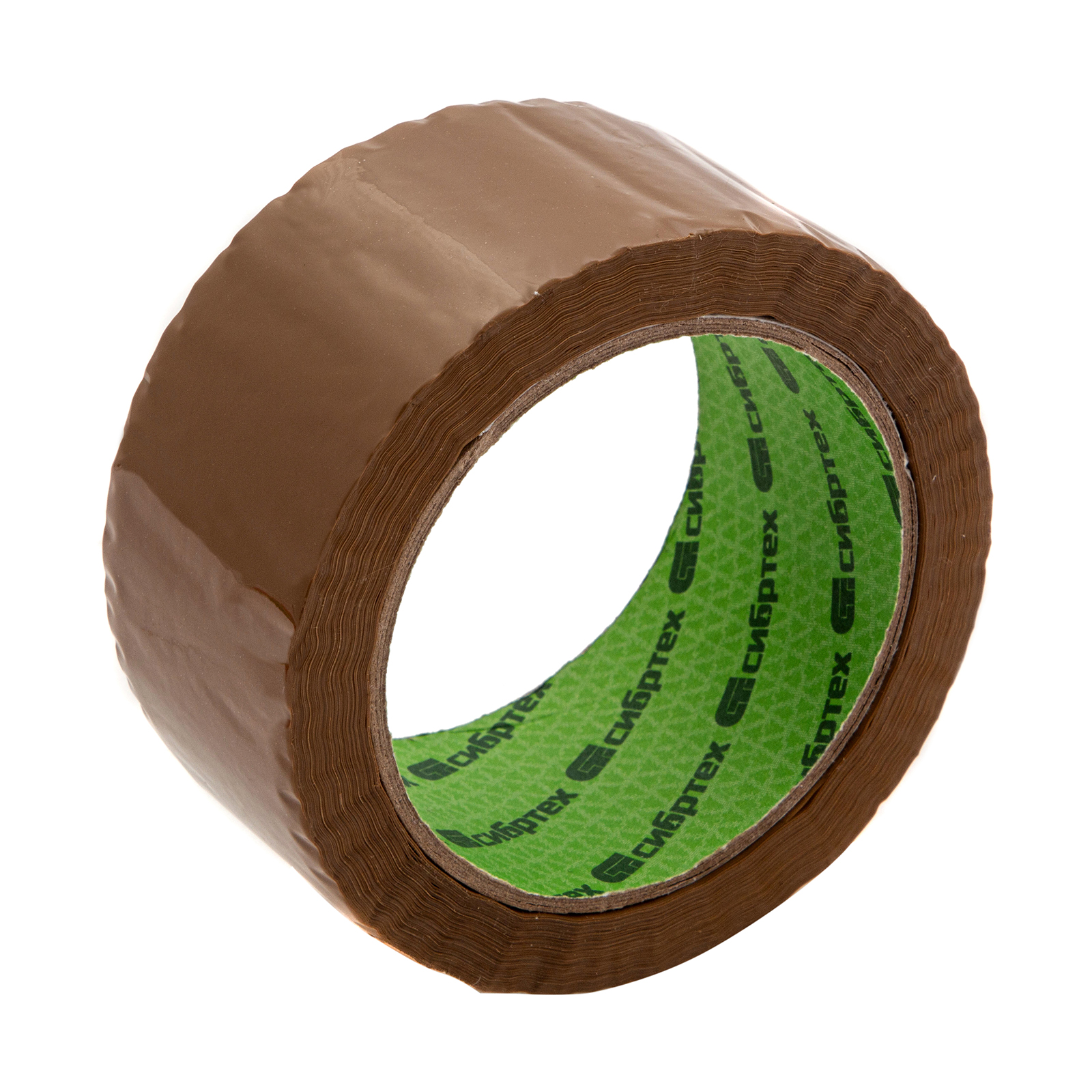Клейкая лента, 50 мкм, 48 мм х 66 м, цвет коричневый Сибртех (88737)
