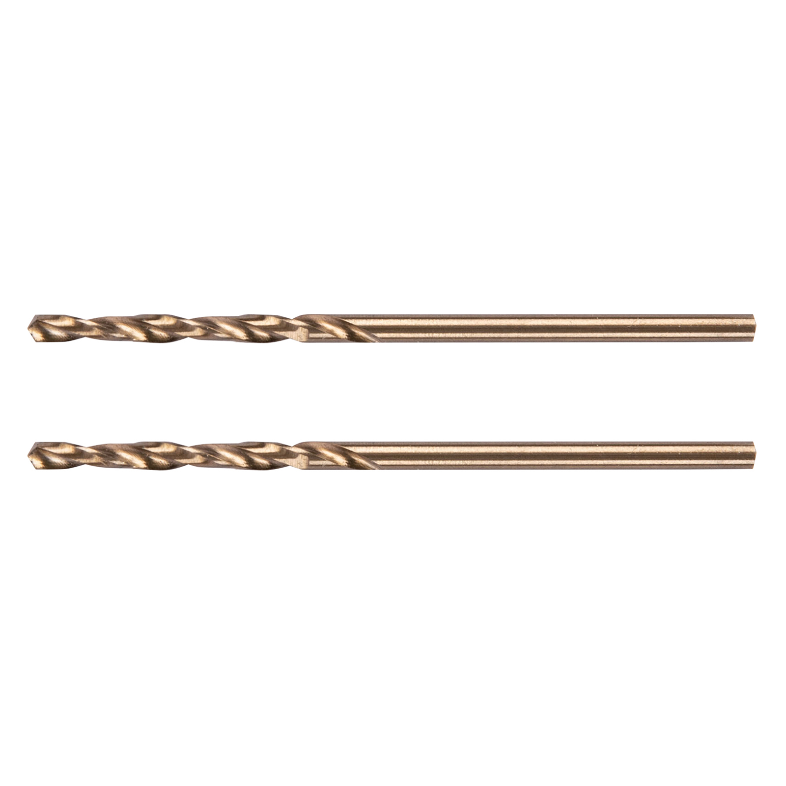 Сверло по металлу, 2 мм, HSS Co-8%, 2 шт.// Denzel (71403)