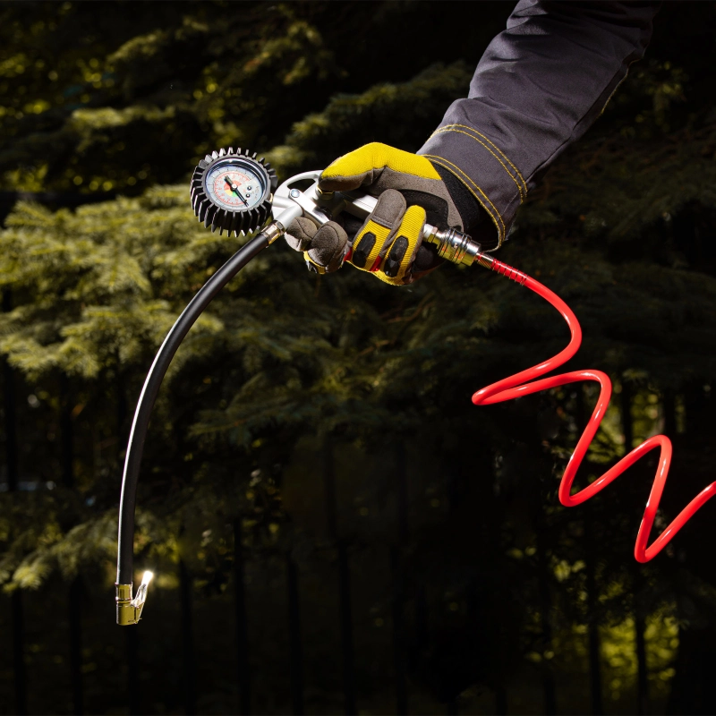 Шланг спиральный воздушный, 15 м, с быстросъемными соединениями Matrix (57006)