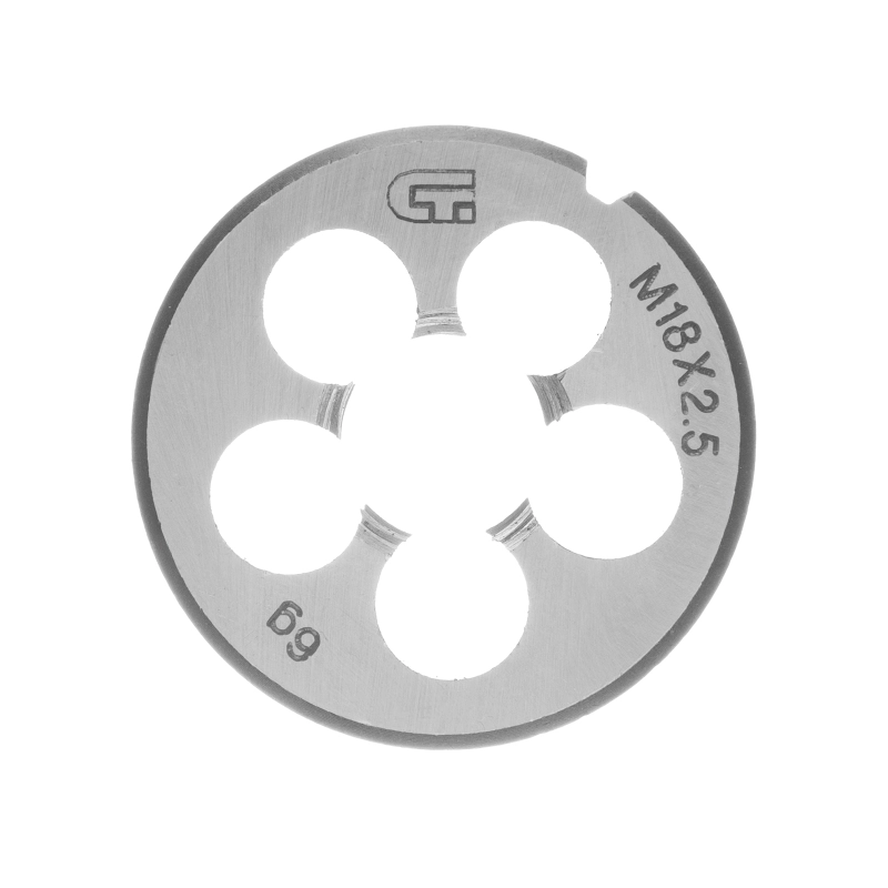 Плашка М18 х 2.5 мм Сибртех (77052)