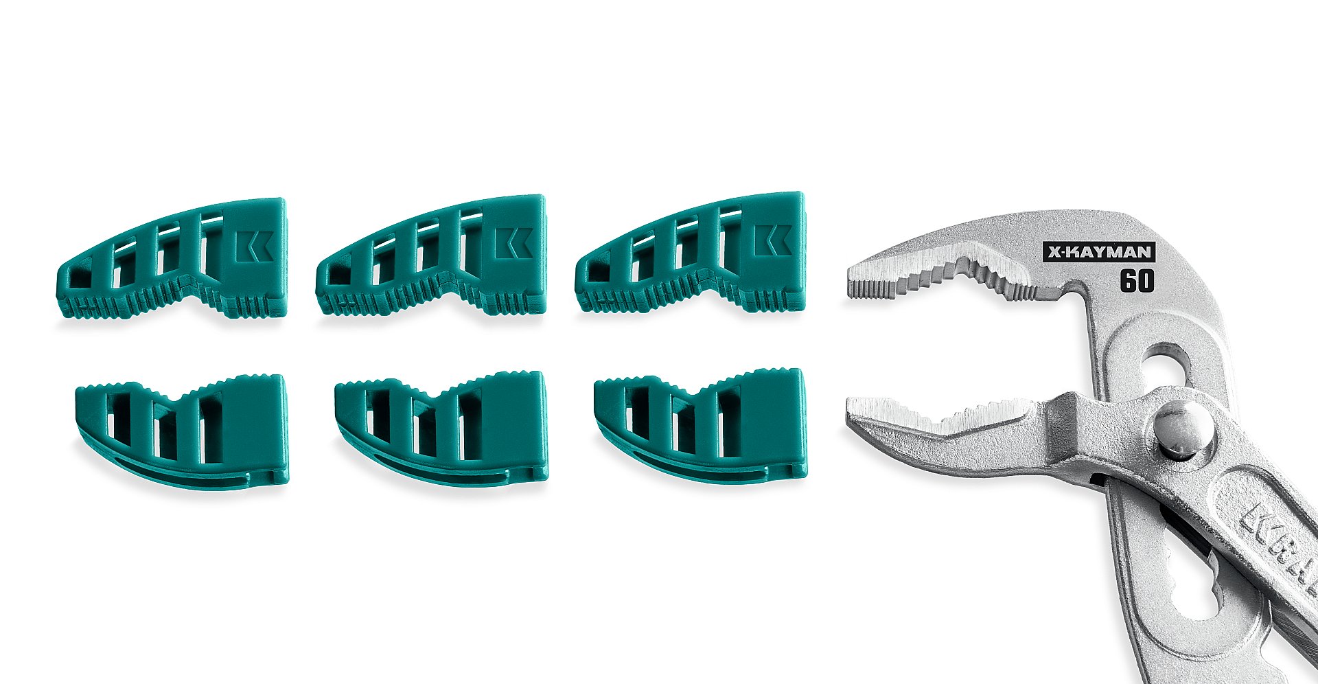 KRAFTOOL KAYMAN сменные защитные накладки на губки, для клещей 250 мм, набор из 3-х пар (22354-S3)