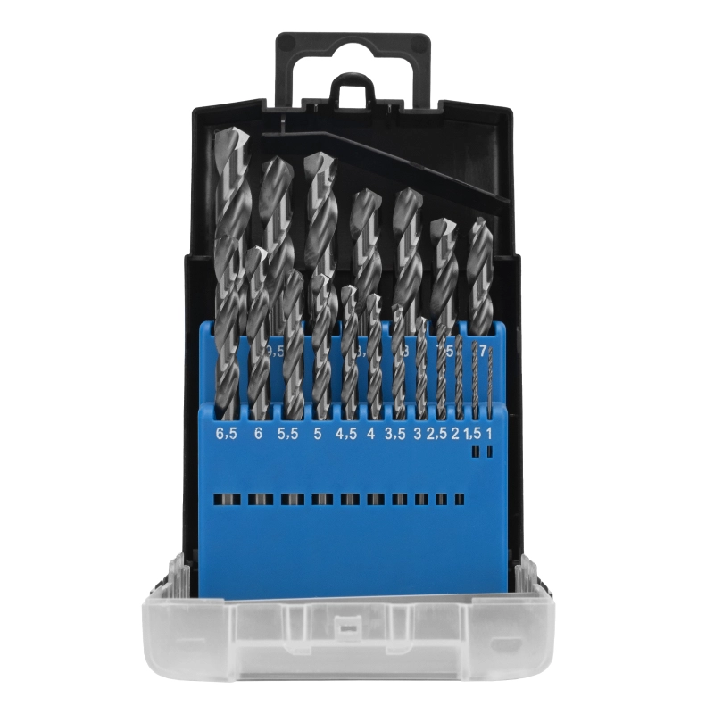 Набор сверл по металлу, 1-10 мм (через 0.5 мм) 19 шт, Р6М5, вышлиф, цилиндрический хвостовик Барс (72374)