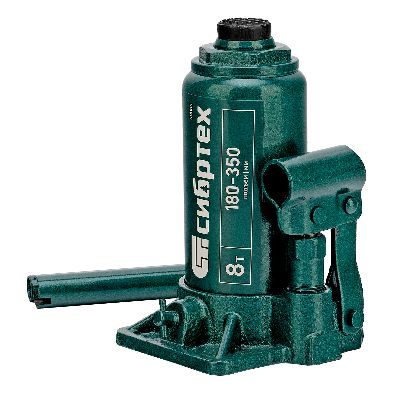 Домкрат гидравлический бутылочный, 8 т, 180-350 мм Сибртех (50805)