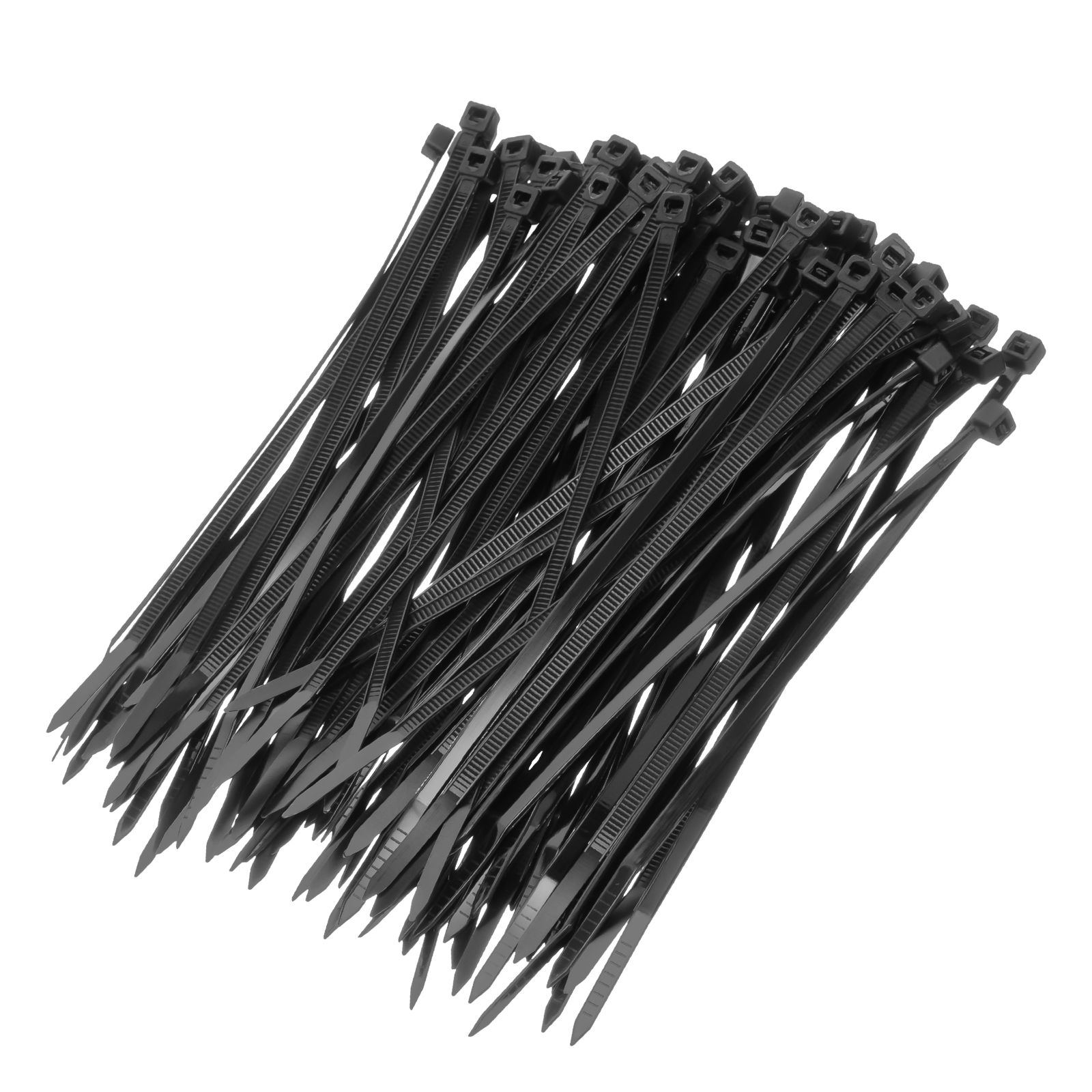 Хомуты, 150 х 3.6 мм, пластиковые, черные, 100 шт Сибртех (45547)