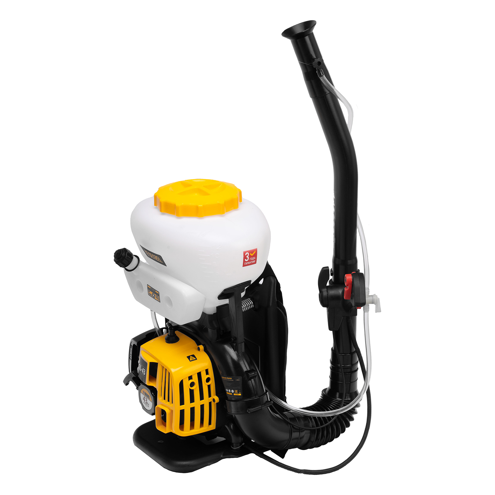 Опрыскиватель бензиновый GS-43, 43 см3, бак 14 л Denzel (65301)