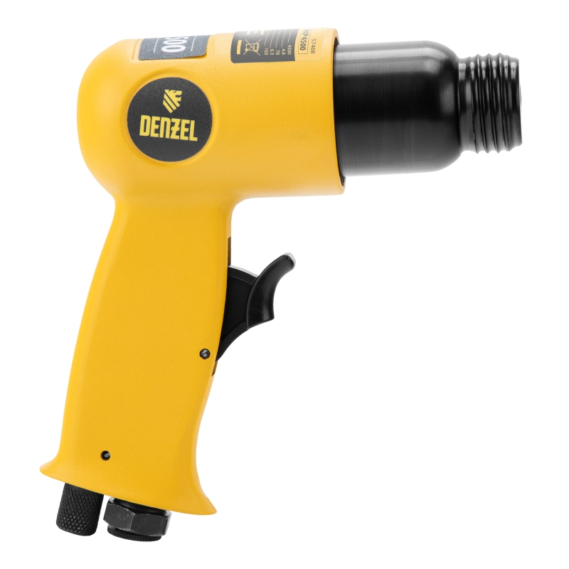 Пневматический молоток НР4500 + набор насадок, 113 л/мин, 4500 уд/мин Denzel (57468)