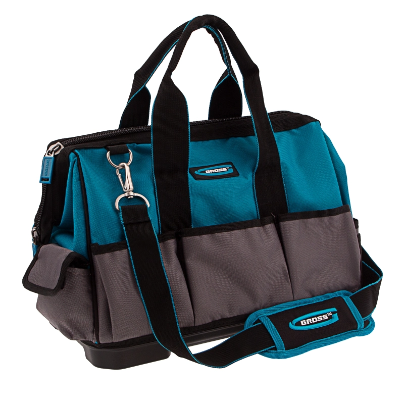 Сумка для инструмента HanD Werker, 26 карманов, дно пластик, наплечный ремень, 400 х 225 х 310 мм Gross (90272)