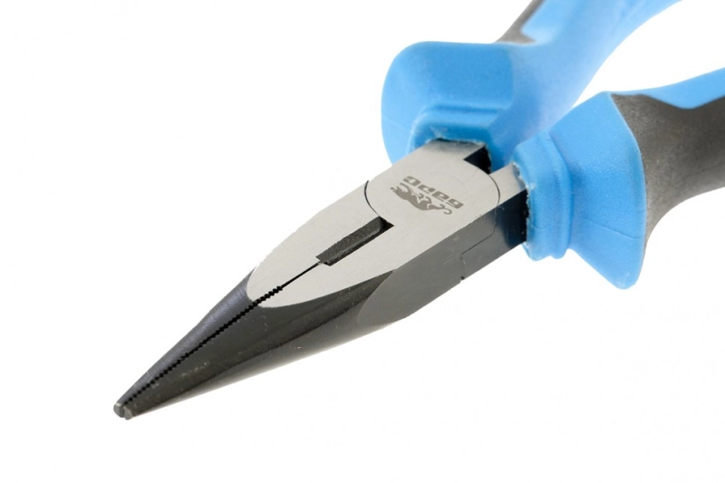 Длинногубцы прямые 160 мм, хром-ванадий, двухкомпонентные рукоятки Барс (17195)