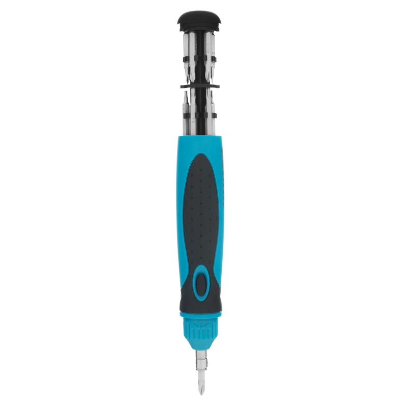 Отвертка реверсивная, механизм SmartPush mini 11 шт, CrMo Gross (11609)