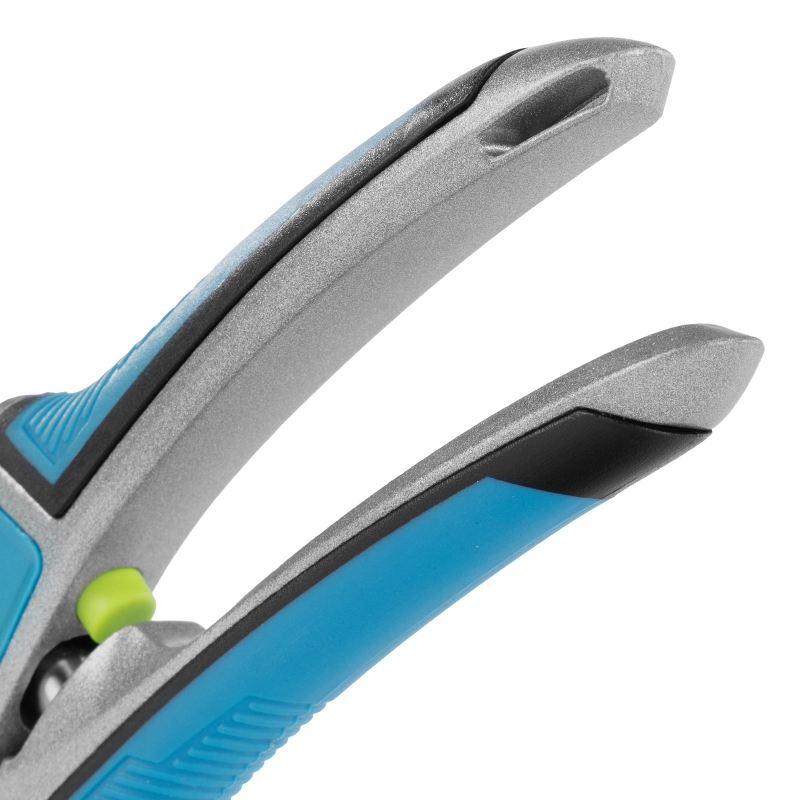 Секатор с наковальней, 215 мм, регулировка захвата, трехкомпонентные рукоятки, LUXE Palisad (60461)