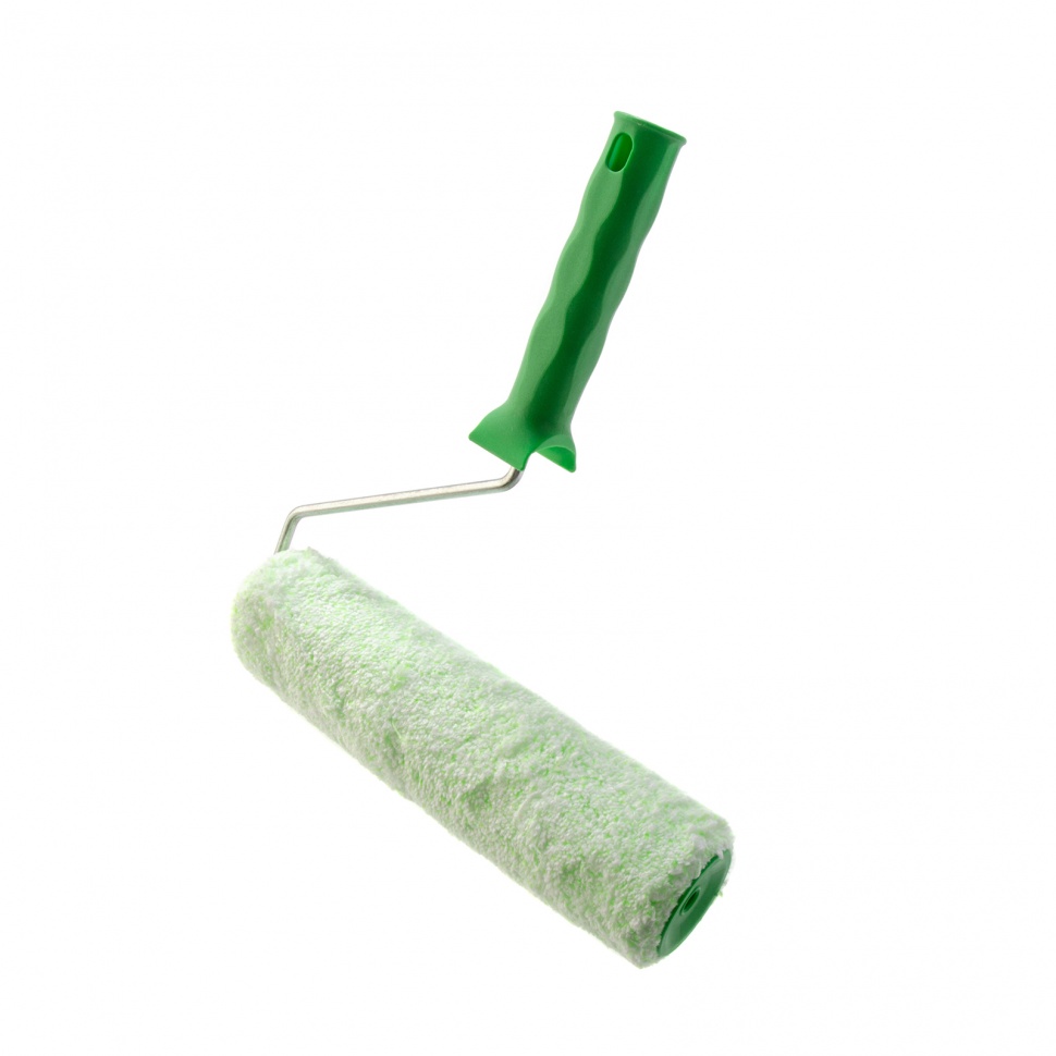 Валик "Работы с древесиной", 250 мм, ворс 12 мм, D - 48 мм, D ручки - 6 мм, микроволокно Сибртех (80247)