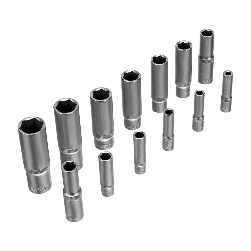 Набор инструментов, 1/2", 3/8", 1/4", пластиковый кейс 160 предм. Сибртех (14172)