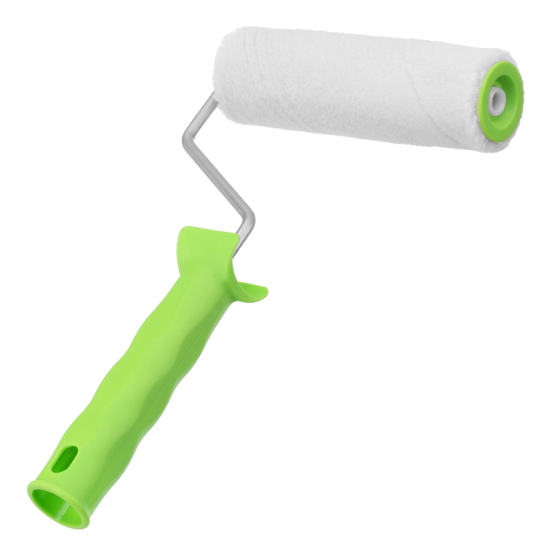 Валик "Велюр" с ручкой, 150 мм, ворс 5 мм, D 36 мм, D ручки 6 мм Сибртех (80133)