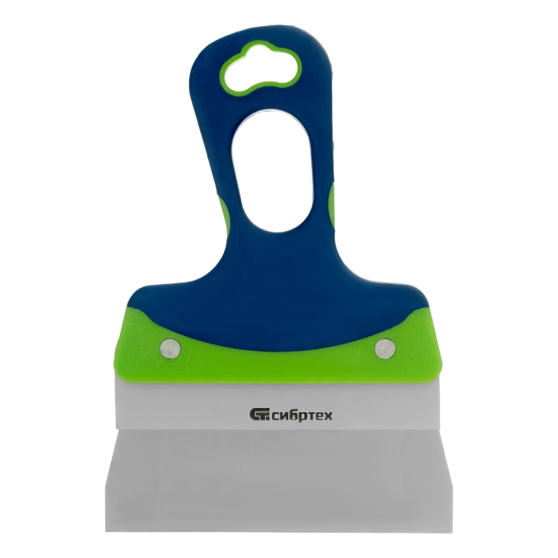 Шпатель фасадный, нержавеющая сталь, 150 мм,  двухкомпонентная ручка Сибртех (85572)