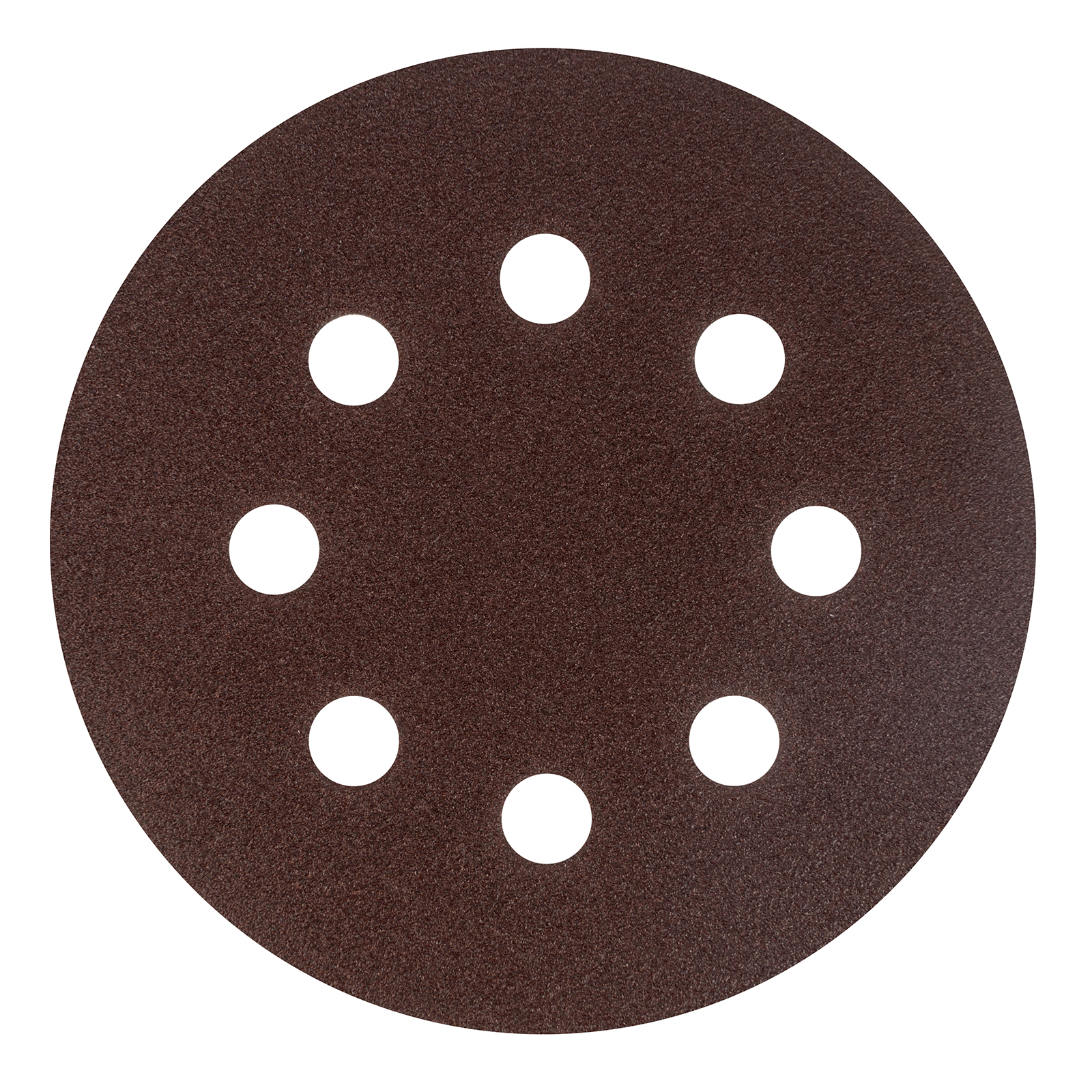 Круг абразивный на ворсовой подложке под "липучку", перфорированный, P 100, 125 мм, 5 шт Сибртех (738057)
