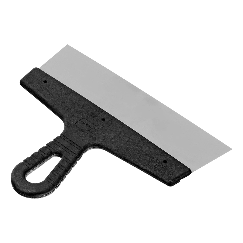 Шпатель фасадный из нержавеющей стали, 250 мм, пластмассовая ручка Сибртех (85439)