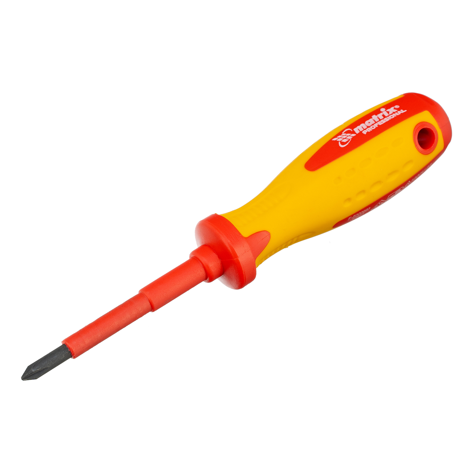 Отвертка Insulated, PH1 x 75 мм, CrMo, до 1000 В, двухкомпонентная рукоятка Matrix Professional (12926)