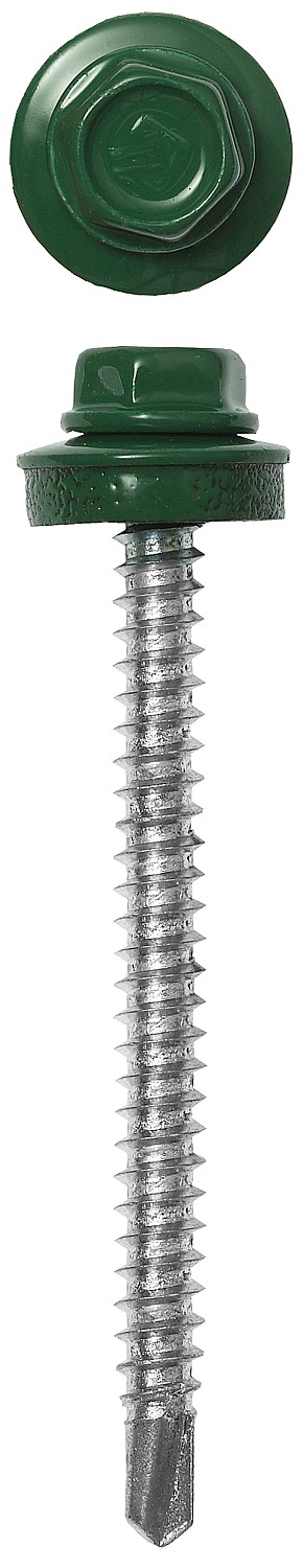 ЗУБР СКД 6002, 65 х 4.8 мм, зелёный лист, 900 шт, кровельный саморез (4-300310-48-065-6002)