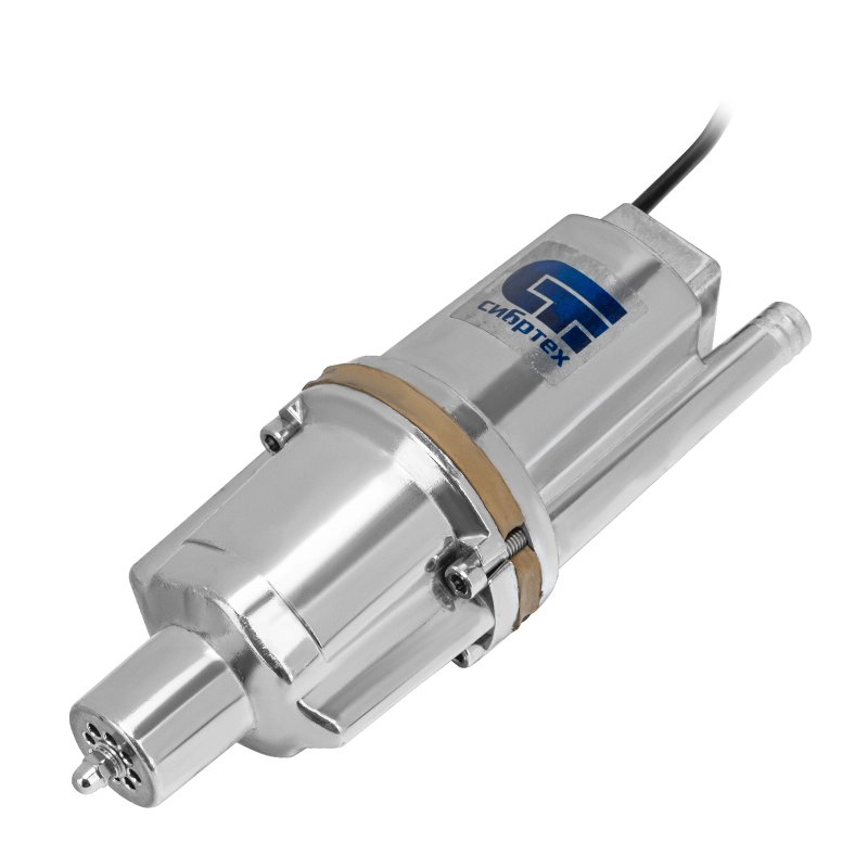 Вибрационный насос СВН300Н-15, нижний забор, 300 Вт, напор 75 м, 1200 л/ч, кабель 15 м Сибртех (99306)