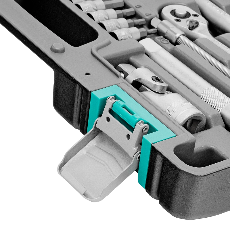 Набор инструментов, 1/2", 1/4", CrV, пластиковый кейс 82 предмета Stels (14105)