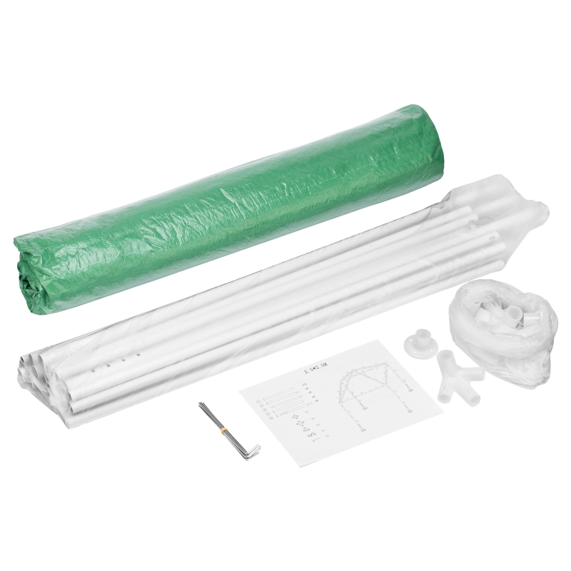 Тент садовый с москитной сеткой, 2.5 х 2.5/2.4, Camping Palisad (69520)