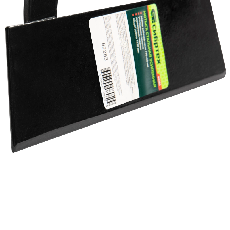 Мотыга стальная усиленная, 190 х 60 х 1430 мм, деревянный черенок, Сибртех (62283)