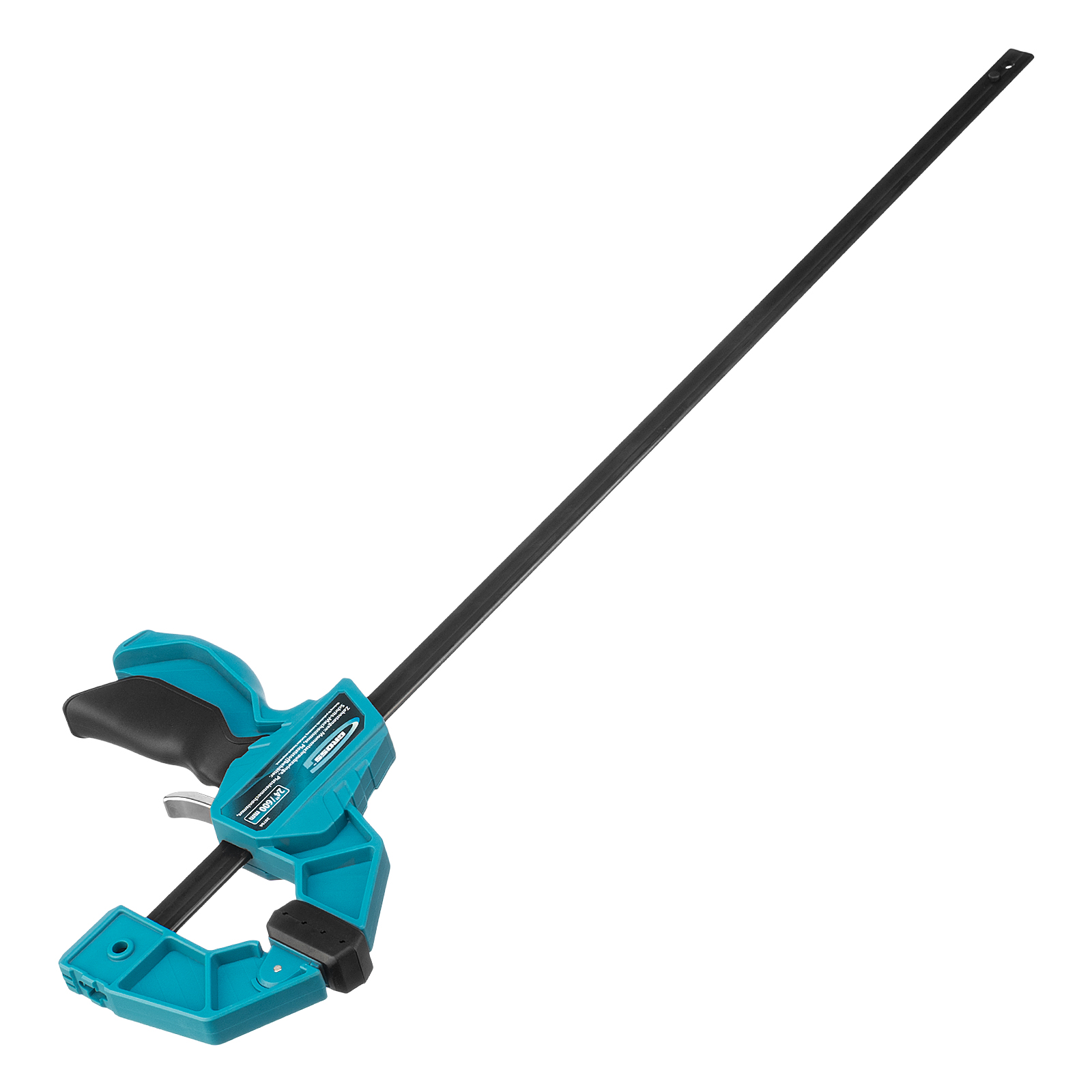 Струбцина реечная, быстрозажимная, пистолетного типа, пошаговый механизм, пластиковый корпус, 600мм Gross (20706)