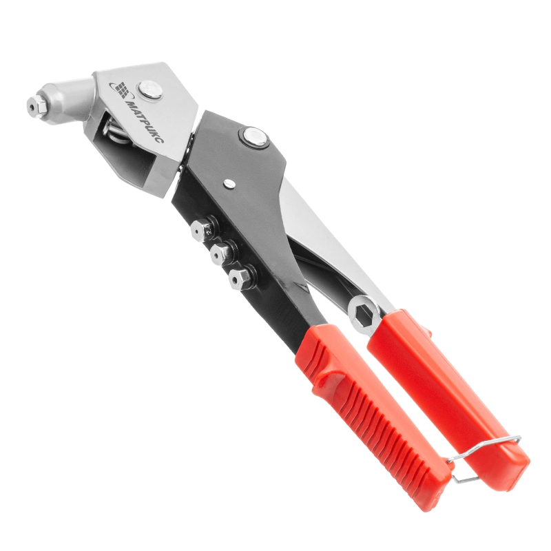 Заклепочник, 263 мм, поворотный 0-360 градусов, заклепки 2.4-3.2-4.0-4.8 мм Матрикс (40533)