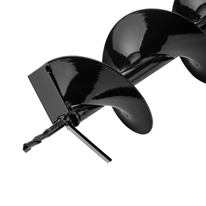 Шнек для грунта E-150, диаметр 150 мм, длина 800 мм,соединение 20 мм, несъемный нож Denzel (56023)