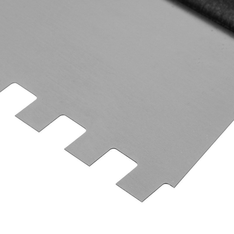 Шпатель из нержавеющей стали, 450 мм, зуб 8 х 8 мм, пластмассовая ручка Сибртех (85479)