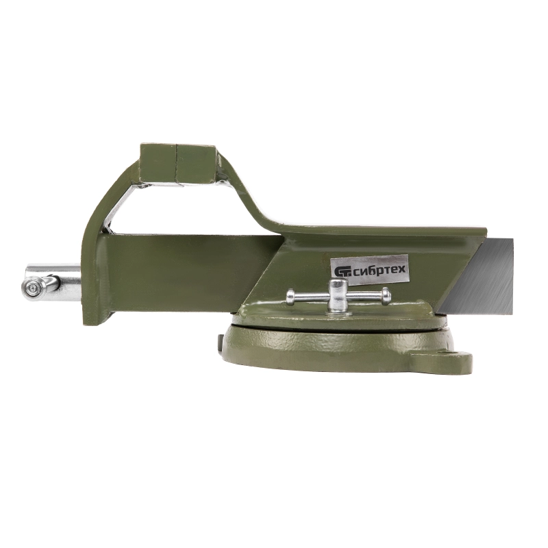 Тиски слесарные, 100 мм, стальные, поворотные Сибртех (18618)