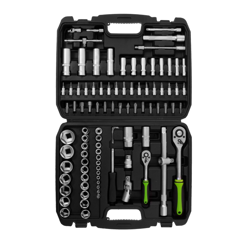 Набор инструмента, 1/2", 1/4", пластиковый кейс,94 предмета Сибртех (13499)