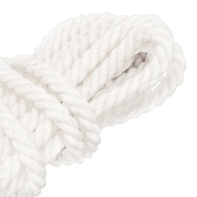 Веревка х/б, D 18 мм, L 11 м, крученая, 567 кгс Сибртех (94005)