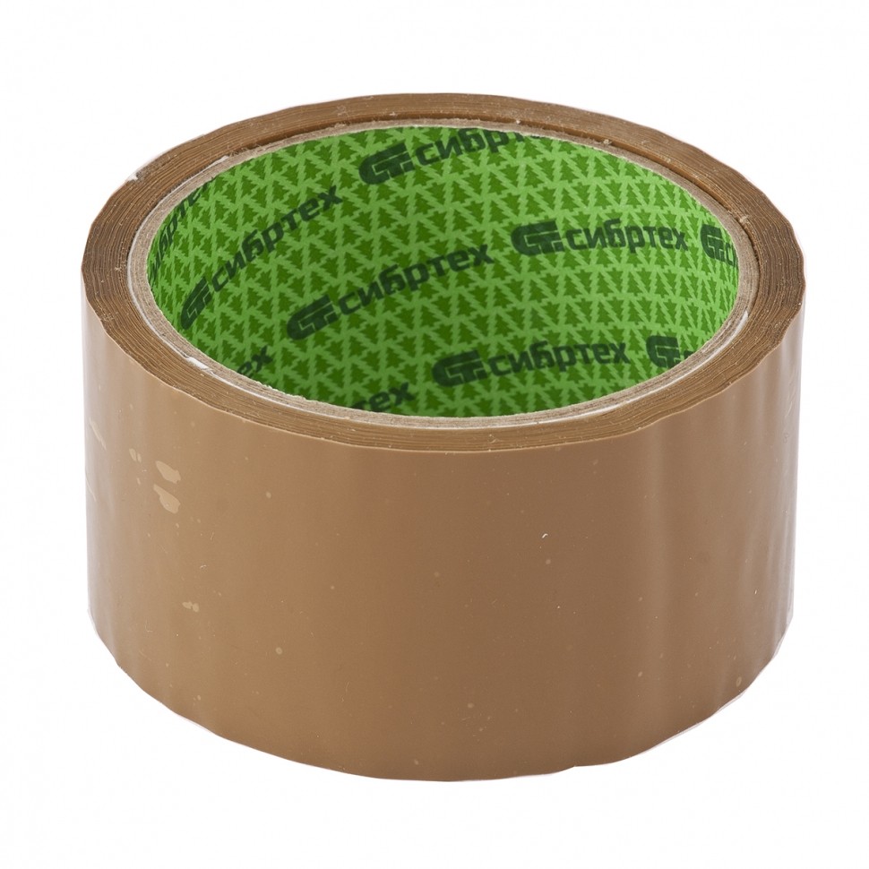Клейкая лента "Эксперт", 45 мкм, 36 мм х 60 м, цвет коричневый Сибртех (88723)