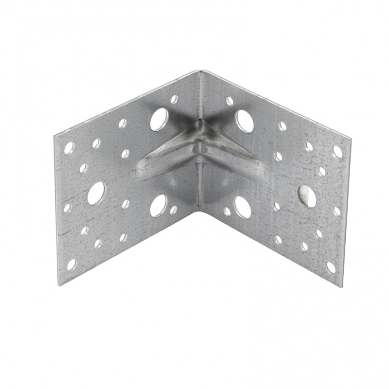 Крепежный уголок усиленный 1.7 мм, KUU 105 x 105 x 90 мм Сибртех (46413)