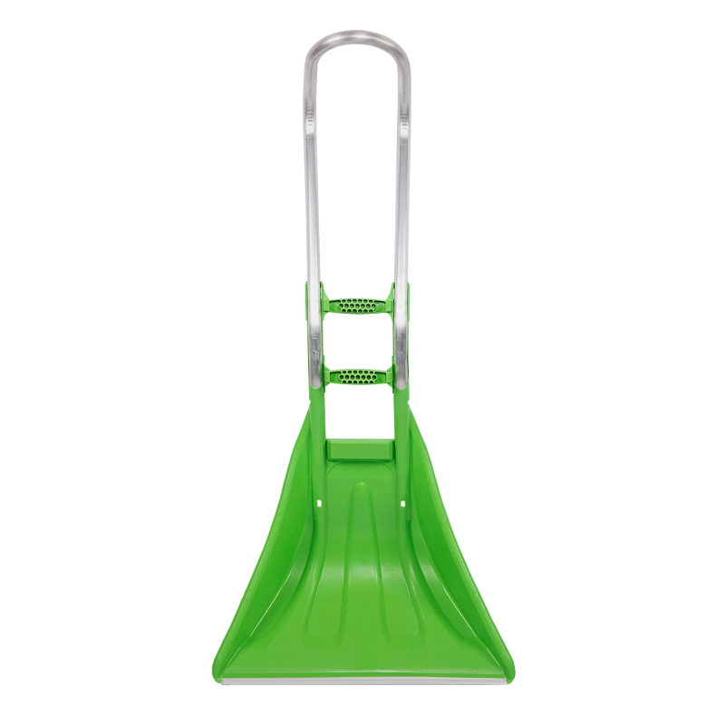 Движок для уборки снега пластиковый, 670 х 530 х 1410 мм, алюминиевая рукоятка, Сибртех (61496)