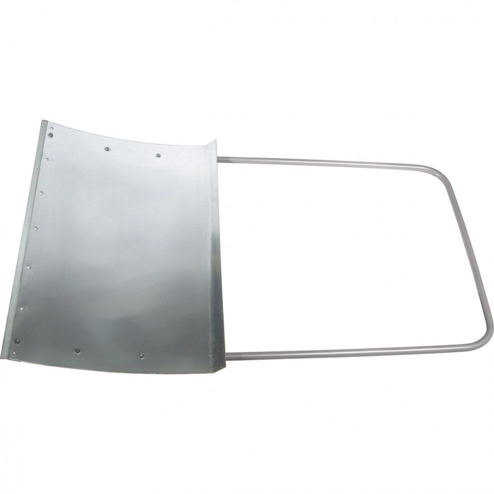 Движок для уборки снега стальной оцинкованный, 755 х 495 х 1245 мм, стальная рукоятка, Сибртех (61595)