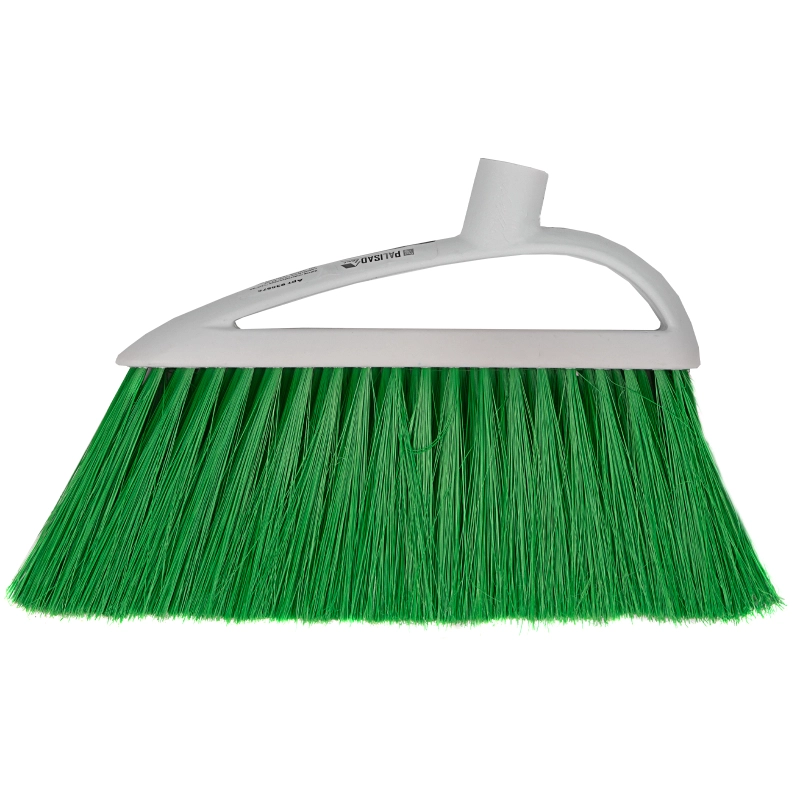 Щетка пластмассовая для подметания пола, премиум, 23 см, без черенка, салатовая щетина, Home Palisad (935575)